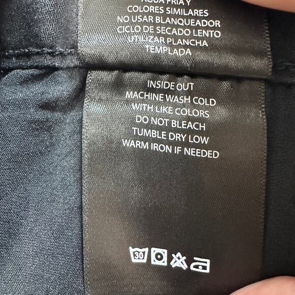 Tahari Jeans WMNS 6/28 High Rise Washed Black Straight Leg Stretchy Zip Button - Picture 6 of 10